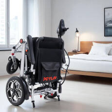 Poylin P199 Hafif Akülü Tekerlekli Sandalye - Poylin (1)